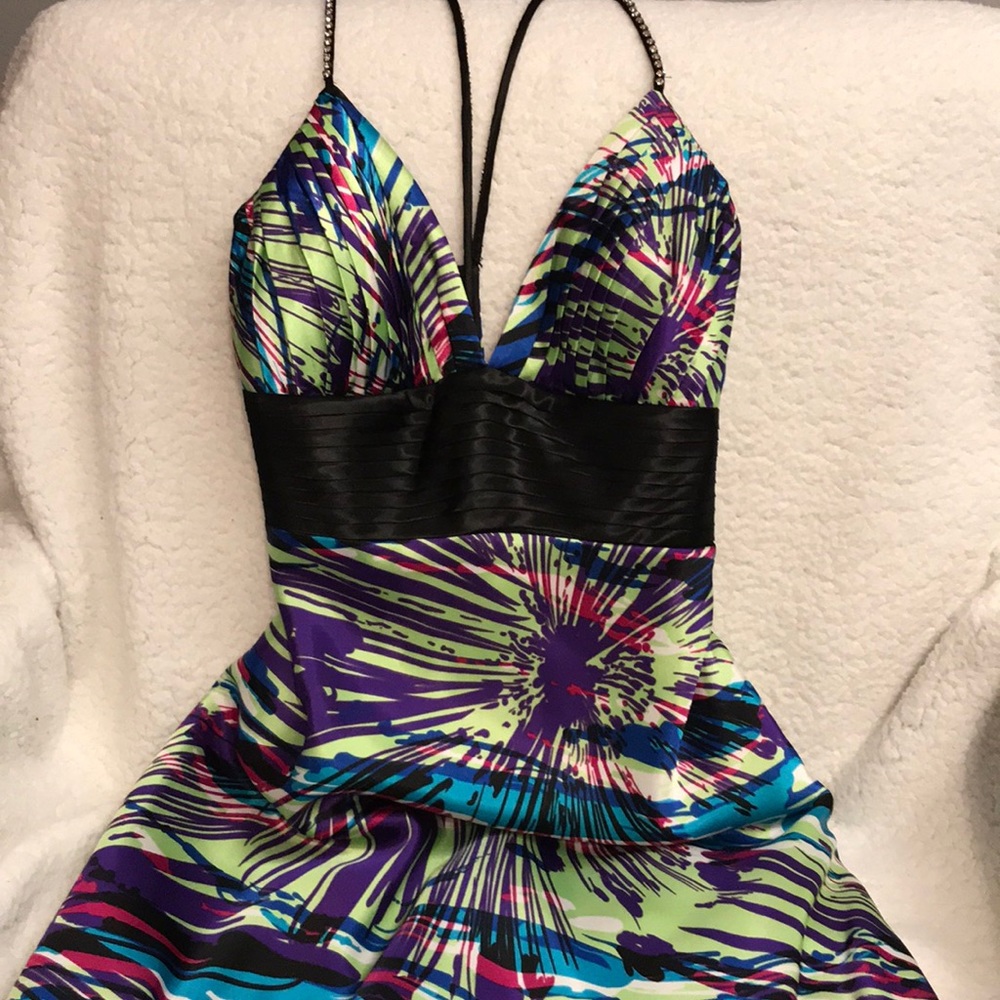 Color Splash Prom Dress